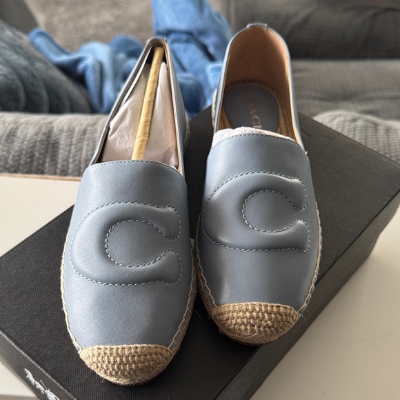 Coach Shoes - Coach Blue Espadrilles